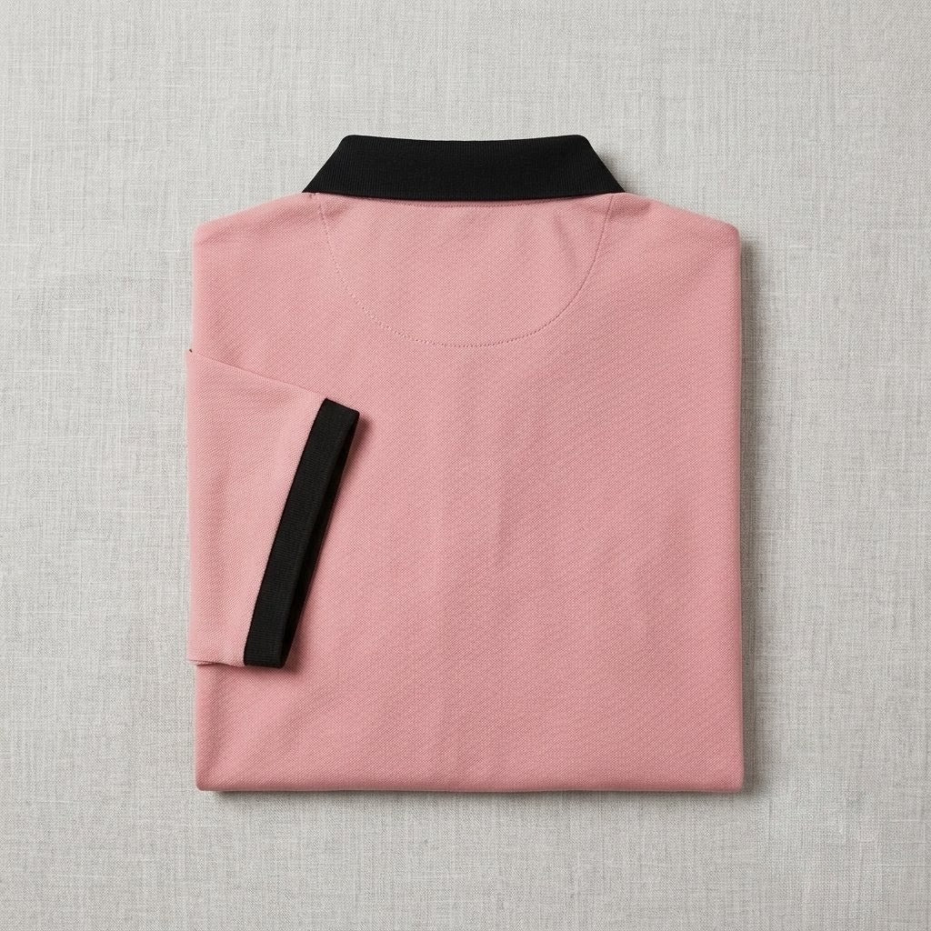 Men's Colorblock Regular Fit Polo T-Shirt